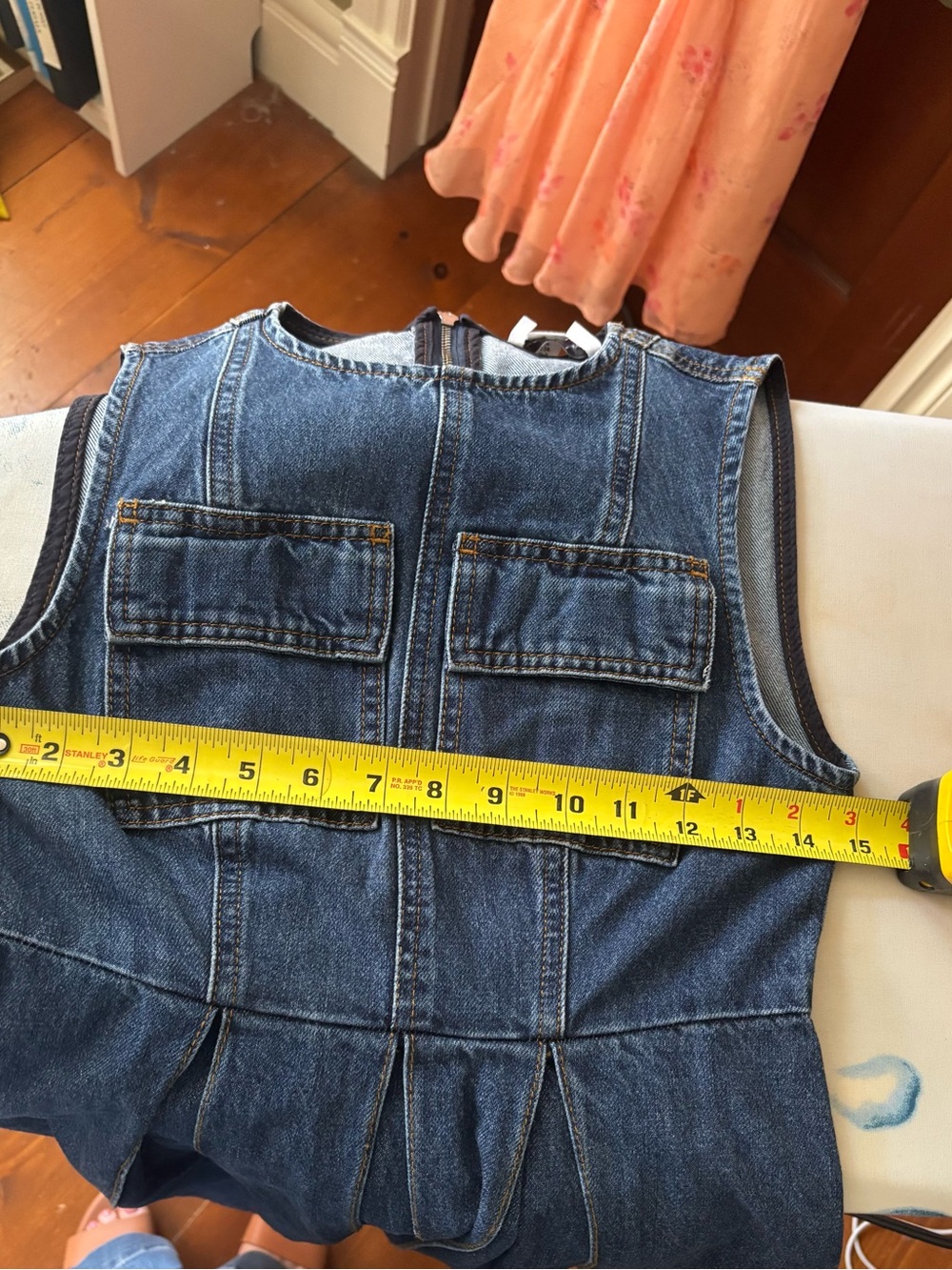 Brand New Blue Denim Midi Dress - Picture 6 of 8